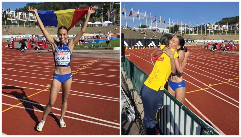 Medalie de aur pentru Alexia Dospin, în proba de triplusalt la Europenele Under-23