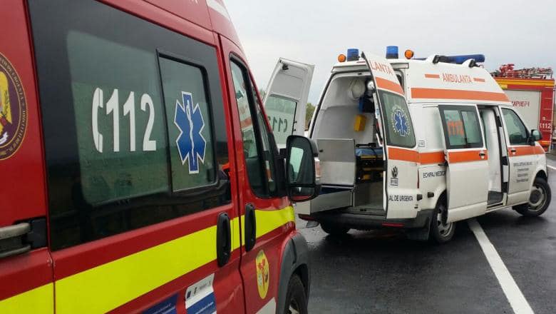 Un bărbat a furat o ambulanţă din curtea Spitalului Judeţean Giurgiu