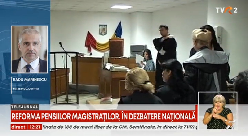 Reforma pensiilor magistraților, în dezbatere națională