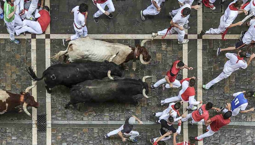 Alte 6 persoane au fost rănite de tauri în Pamplona