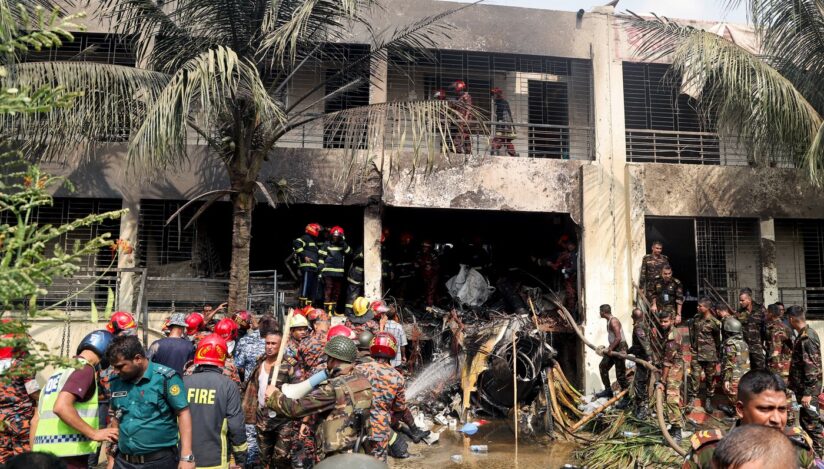 Un avion de vânătoare s-a prăbuşit peste un campus şcolar, în Bangladesh. Cel puțin 20 de morți şi aproape 100 de răniţi, inclusiv copii