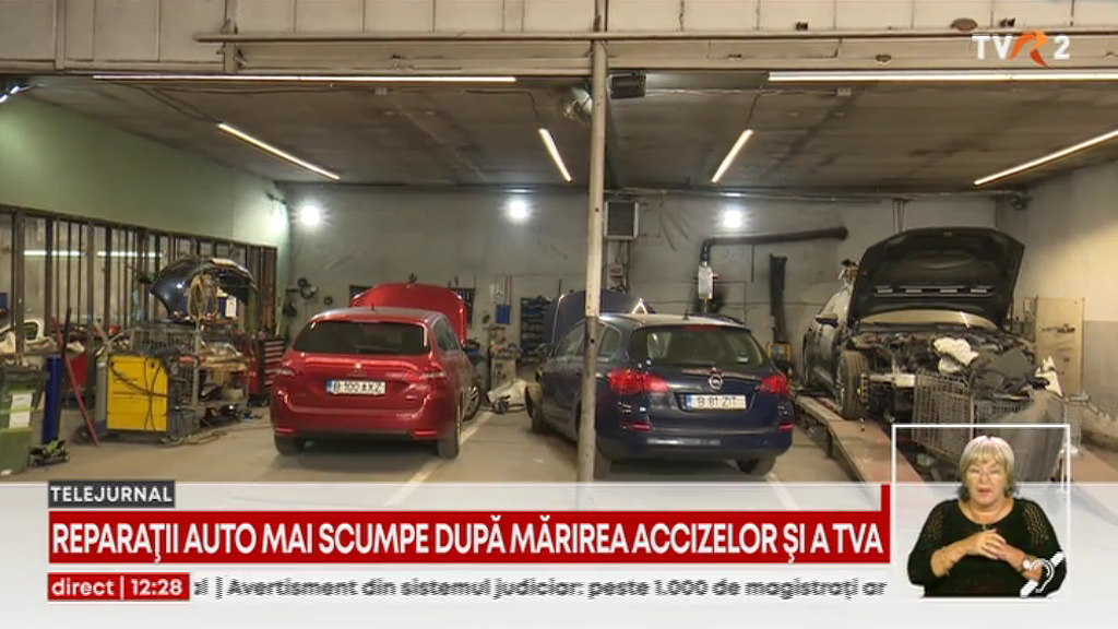 Reparațiile auto vor fi mai scumpe după mărirea accizelor și a TVA. Service-urile mici, tentate să lucreze la negru
