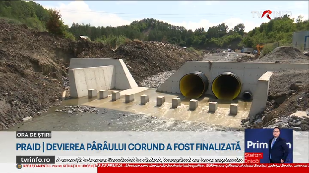 Devierea pârâului Corund a fost finalizată. Etapa a doua: construirea unei albii artificiale. Calitatea apei din Târnava Mică s-a îmbunătățit