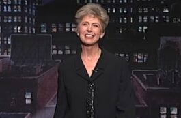 Mama actorului Brad Pitt, Jane Etta Pitt la Letterman Show / captura video