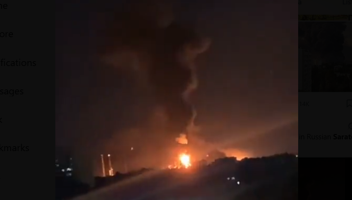 Atac cu drone asupra unei rafinării din Saratov, Rusia. O persoană a murit