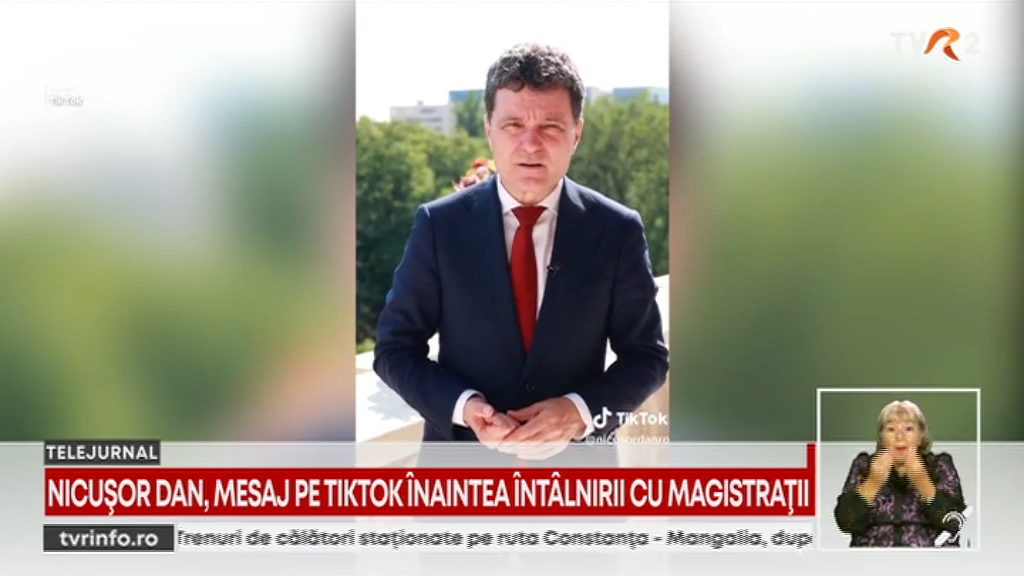 Nicușor Dan, mesaj pe TikTok, înaintea întâlnirii cu magistrații: Pensia egală cu salariul, în Justiţie, e o aberaţie. Oamenii, încurajați să iasă din sistem când ajung la maturitate profesională