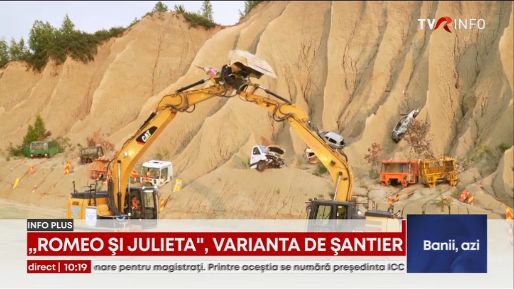 Teatru pe un șantier din Estonia. Romeo și Julieta, cu excavatoare și camioane, într-o carieră penitenciar