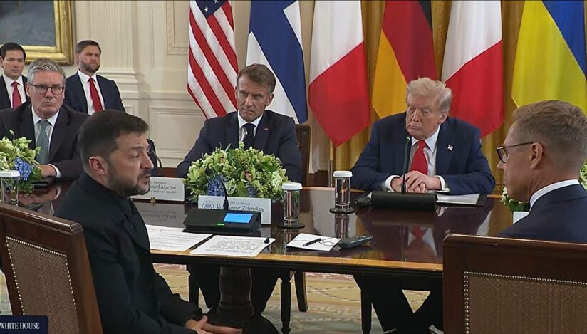 Moment emoționant în Biroul Oval: Zelenski îi mulţumeşte Melaniei Trump pentru scrisoarea ei către Putin