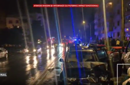 Incendiu puternic la o hală din Drobeta Turnu Severin. În interiorul clădirii existau mai multe butelii