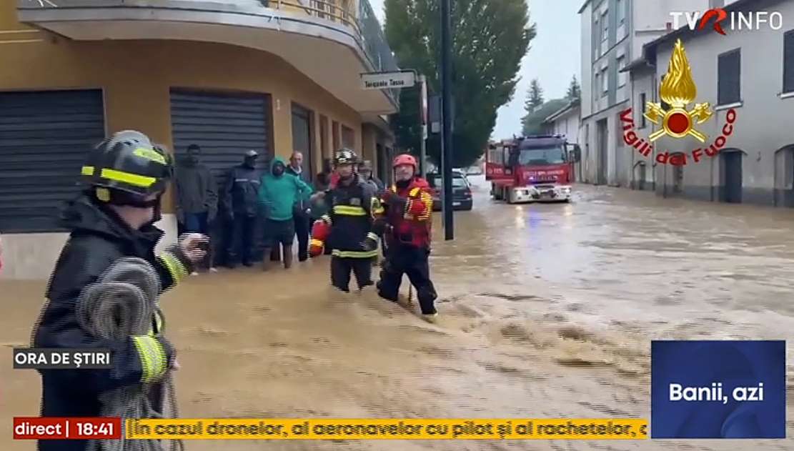 Cod galben de inundaţii pe râuri din 17 judeţe, până marţi la ora 12:00
