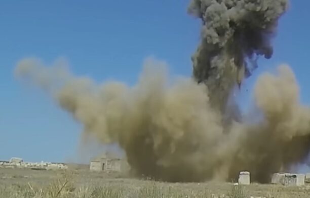 Explozie racheta Iskander / captura video