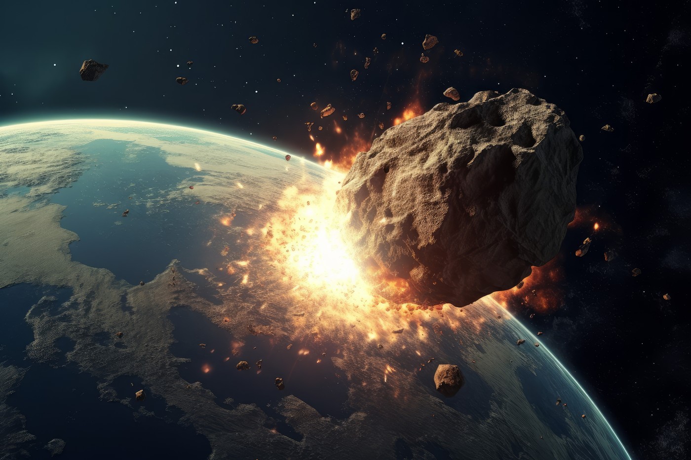 Un asteroid cât două autobuze, descoperit acum câteva zile, va rata la limită Pământul