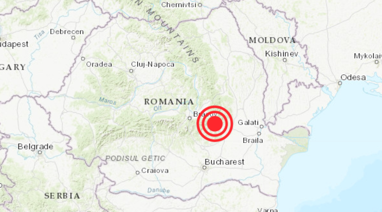 Cutremur cu magnitudinea 3,4 pe Richter în judeţul Buzău