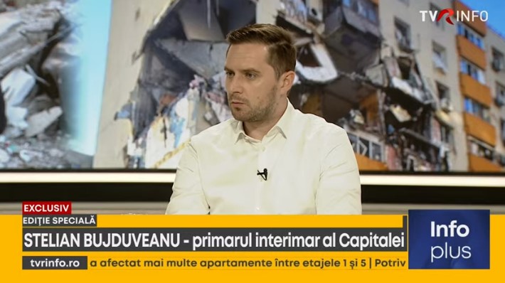 Primarul Stelian Bujduveanu, exclusiv la TVR Info: Nu mai există alte victime în imobil