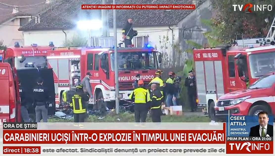 Carabinieri uciși în timpul evacuării unei locuințe. Cei trei proprietari acumulaseră datorii