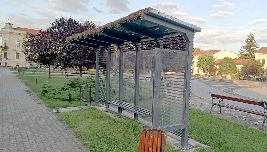 Primul acoperiş verde instalat pe o staţie de autobuz din Arad ar fi fost otrăvit, conform analizelor