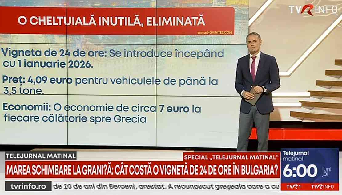 Bulgaria introduce vigneta de 24 de ore, la un preț modest