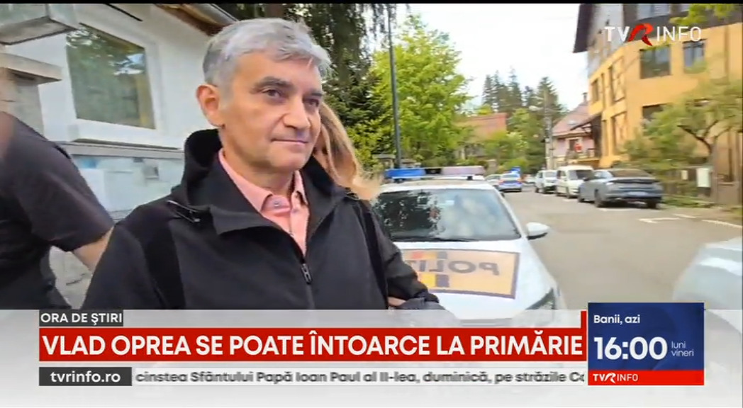 Primarul orașului Sinaia, urmărit penal într-un dosar de corupție, a fost eliberat din arestul la domiciliu. Decizia Tribunalului București a fost luată din cauza unui demers întârziat al DNA
