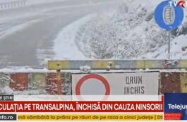 Ninsoare la munte, ploi abundente și vânt la câmpie. Condiții dificile de trafic în mai multe zone din țară