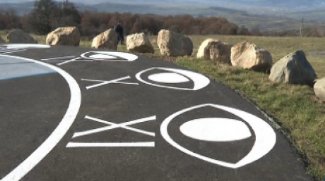 Ceasul solar, un nou reper pe Via Transilvanica