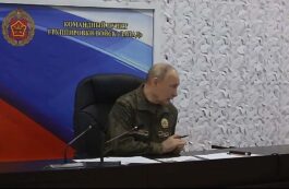 Vladimir Putin, vizită pe front / captura video