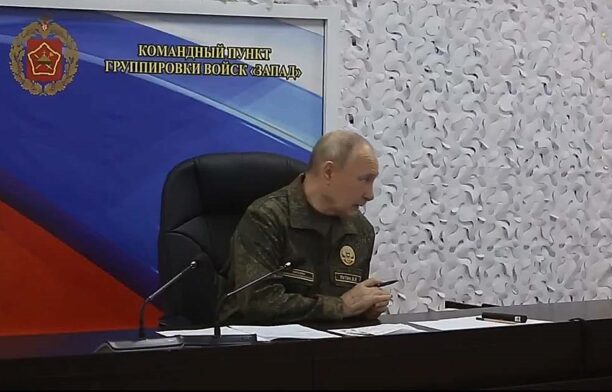 Vladimir Putin, vizită pe front / captura video