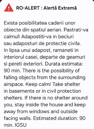 Pătrunderi de drone în spațiul aerian național. Două Eurofighter Typhoon, ridicate de la sol. Mesaj RO-alert pentru populaţie