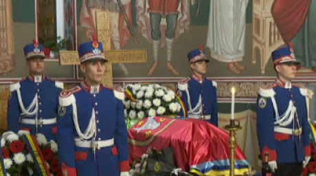 Rămășițele repatriate ale domnitorului Grigore Alexandru Ghyka, depuse duminică la Palatul Cotroceni