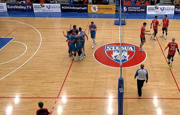 Steaua - Hilasedici Baku, volei masculin / captura video