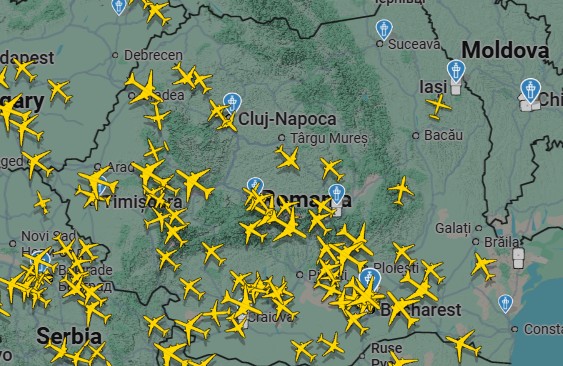 Record istoric absolut pentru România la numărul zilnic de zboruri controlate, declin în Vest. Care sunt explicațiile