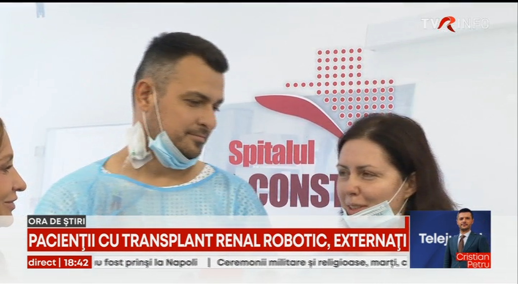 Brașov | Pacienții cu transplant renal robotic, externați din spital