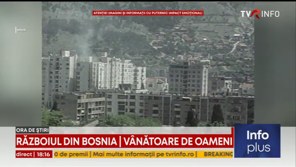 ”Sarajevo Safari”: Anchetă privind crimele comise de ”lunetiștii turiști”, la 30 de ani de la războiul pentru independența Bosniei-Herțegovina