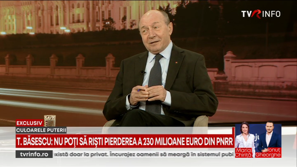 EXCLUSIV Traian Băsescu, despre pensiile magistraților: Domnul Bolojan trebuie să înțeleagă că are nevoie și de voturile altora