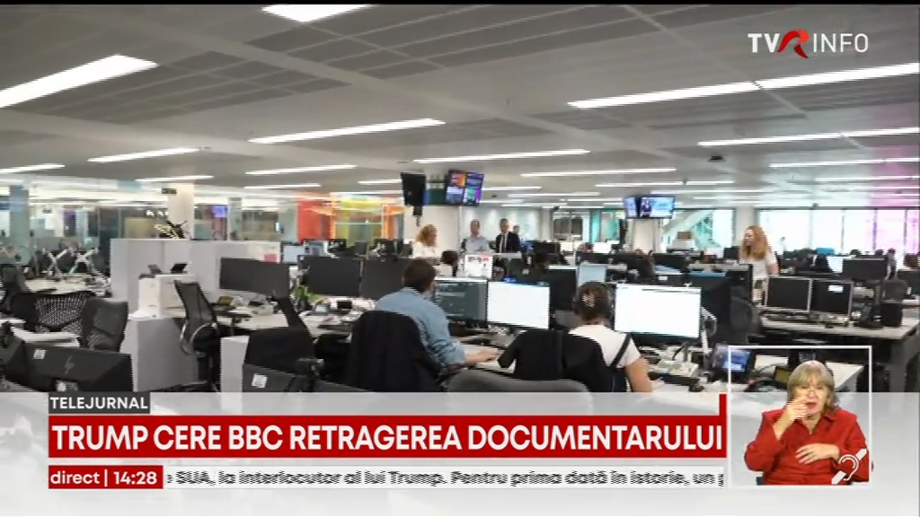 BBC confirmă că Trump ameninţă corporaţia cu un proces de defăimare. Președintele SUA cere daune de un miliard de dolari, dacă documentarul nu va fi retras