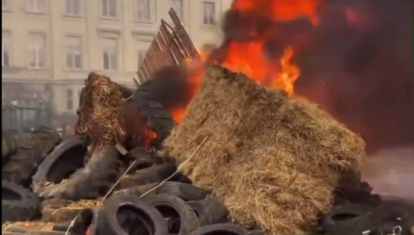 Fermierii au blocat Bruxelles-ul: gaze lacrimogene și tunuri cu apă la protestele împotriva acordului UE–Mercosur