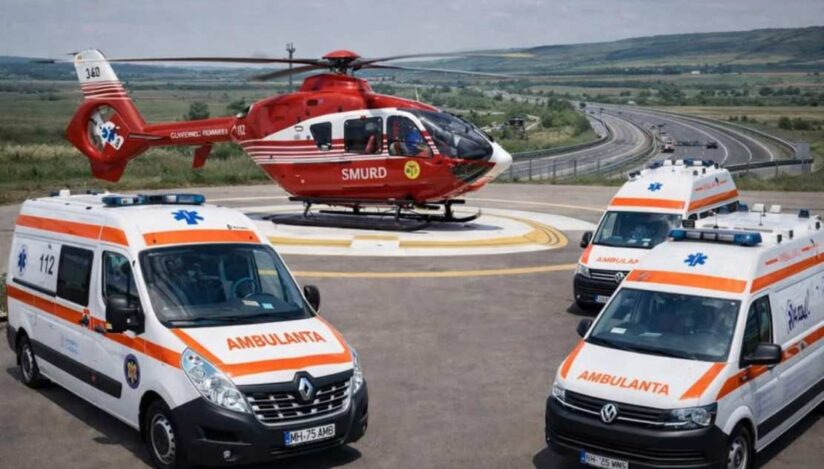 Accident cu zece autoturisme și 27 de persoane, pe Drumul Expres Craiova – Piteşti. Planul Roşu de intervenţie activat