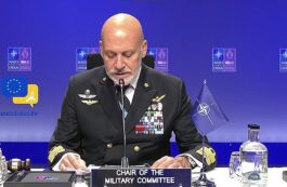 Amiralul italian Giuseppe Cavo Dragone / captura video
