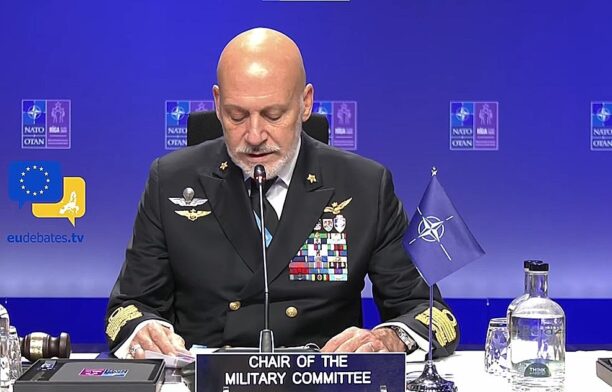 Amiralul italian Giuseppe Cavo Dragone / captura video