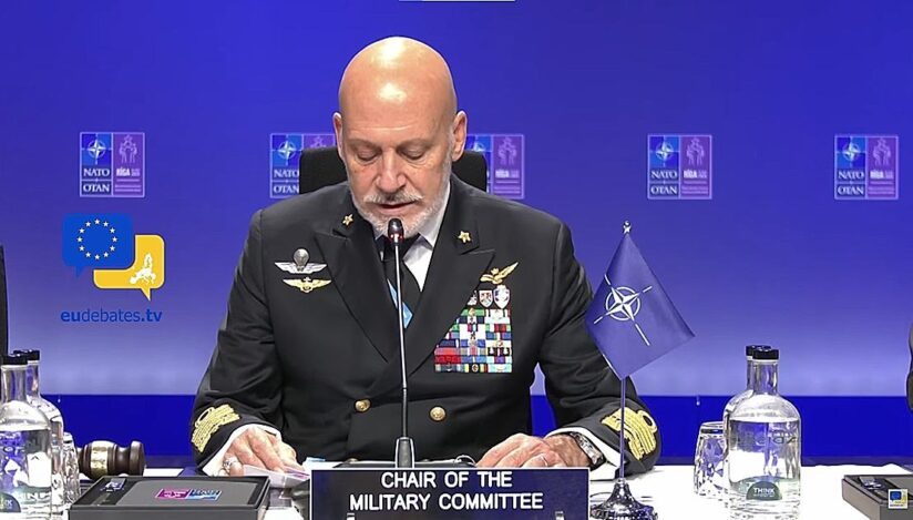 Amiralul italian Giuseppe Cavo Dragone / captura video