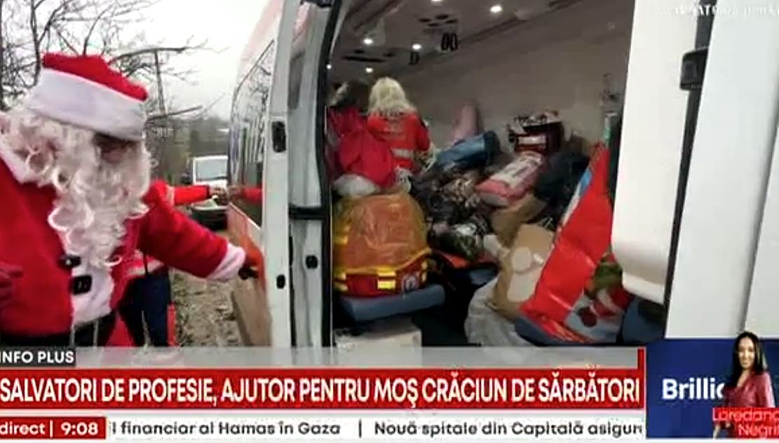 Salvatori de profesie, ajutoare pentru Moș Crăciun de sărbători