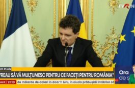 Preşedintele Nicuşor Dan are o întrevedere cu Emmanuel Macron la Palatul Elysee