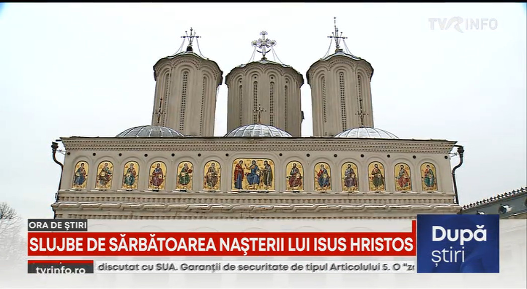 Biserici pline la slujba de Crăciun, a sărbătorii nașterii Domnului. Patriarhul Daniel: Venirea Lui în această lume are drept scop înălțarea oamenilor la viața veșnică
