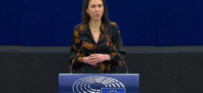 Eurodeputata franceză Valérie Hayer / captura video
