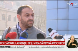 Laurenţiu Beşu: Informaţiile privind admiterea mea în magistratură au drept scop afectarea imaginii şi discreditarea mea