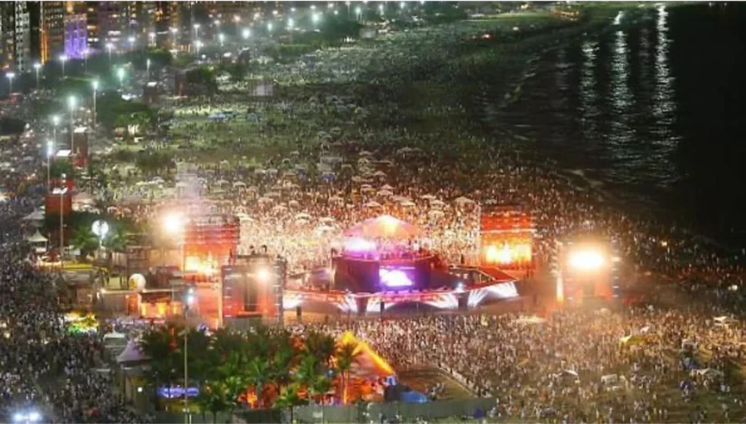 Rio de Janeiro a fost recunoscut de Guinness World Records drept metropola cu cea mai mare petrecere de Anul Nou din lume