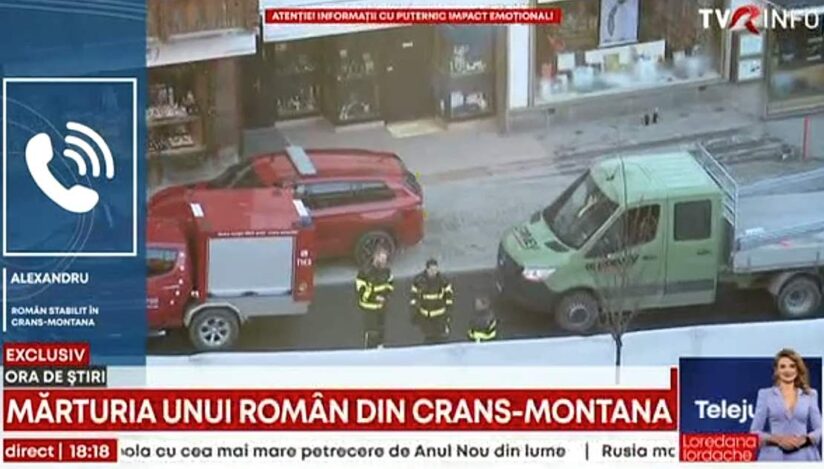 EXCLUSIV Mărturia unui român care locuiește în Crans-Montana chiar lângă barul incendiat
