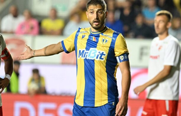 Gicu Grozav (Petrolul) a marcat golul remizei cu Dinamo / Profimedia Images