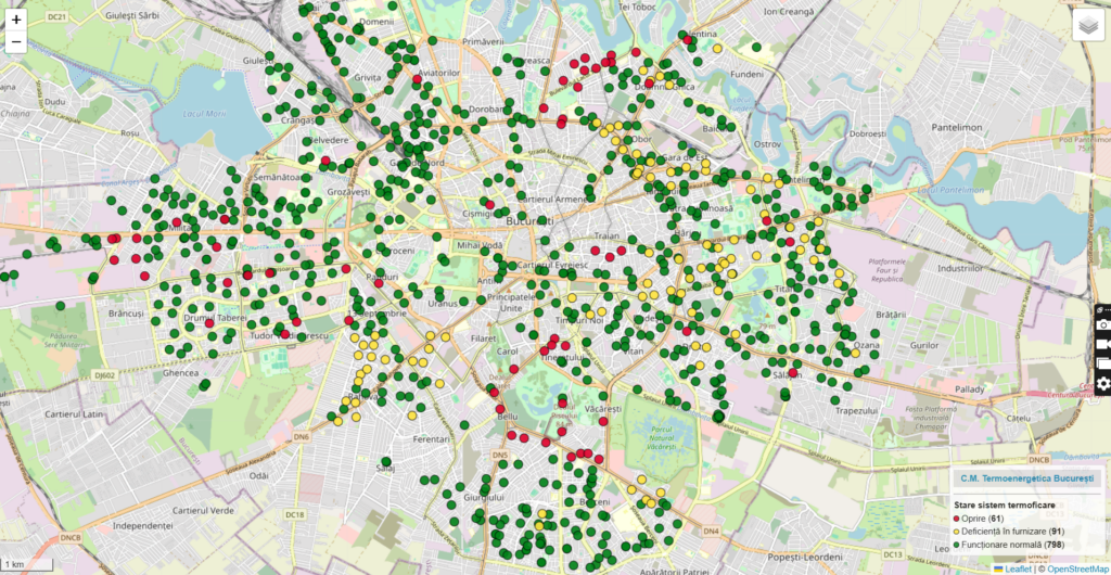 Problemele cu termoficarea continuă: mii de bucureșteni au avut apă caldă doar pe 24 ianuarie. Următorul termen 31 ianuarie