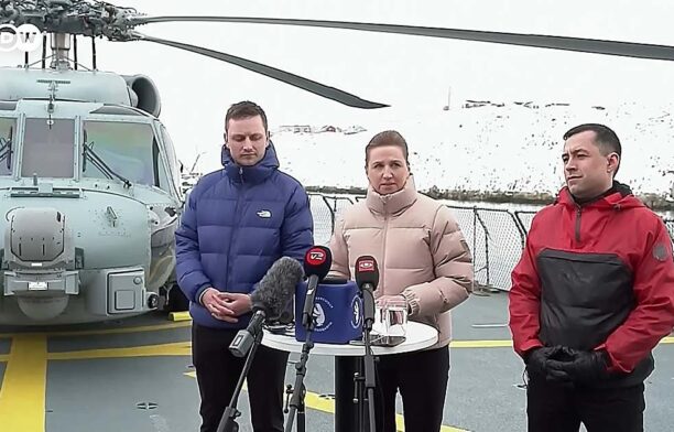 Şefa guvernului danez, Mette Frederiksen / captura video