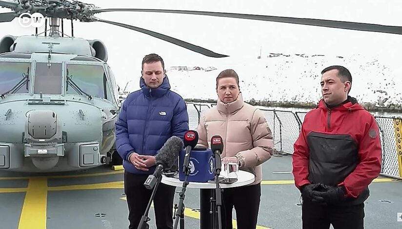 Şefa guvernului danez, Mette Frederiksen / captura video